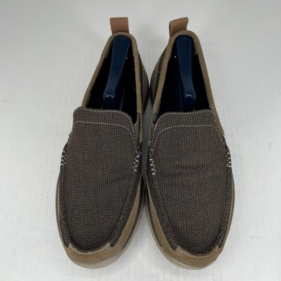 Skechers Mens 64365 Brown Superior Milford Memory Foam Slip-On Size 9 Loafers - Picture 4 of 9